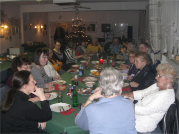 Die Donnerstagsgruppen feiern Weihnachten